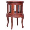 vidaXL Vitrineskap brun 50x50x76 cm heltre mahogni