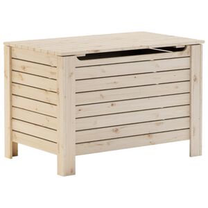 vidaXL Putekasse med lokk RANA 80x49x54 cm heltre furu