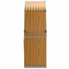 vidaXL Vedholder treutseende 120x45x140 cm galvanisert st&aring;l