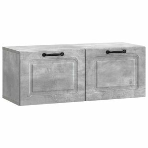 vidaXL Vegghengt TV skap Betonggr&aring; 78,5 x 31 x 30 cm Konstruert tre