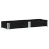 vidaXL Pallekarmer svart 150x50 cm heltre furu