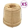 vidaXL Sisaltau 5 stk 14 mm 100 m