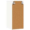 vidaXL Skoskap hvit 32x35x70 cm konstruert tre