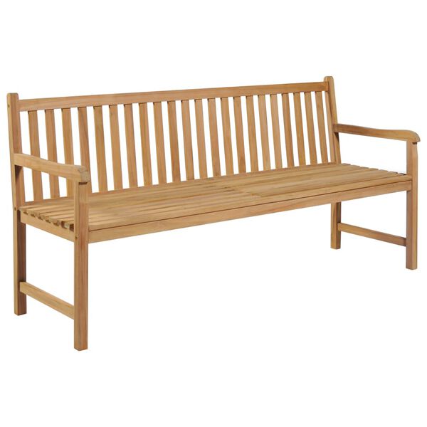 vidaXL Hagebenk 175 cm heltre teak