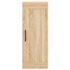 vidaXL Highboard sonoma eik 34,5x34x180 cm konstruert tre