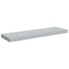 vidaXL Flytende vegghyller 4 stk betonggr&aring; 80x23,5x3,8 cm MDF