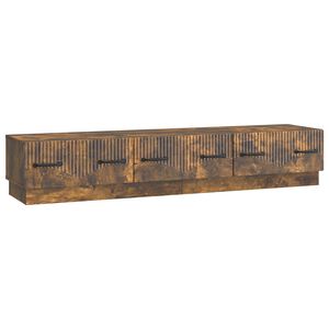 vidaXL TV-skap med skuff R&oslash;kt Eik 147 x 34,5 x 27 cm Konstruert tre