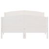 vidaXL Sengeramme uten madrass hvit 120x200 cm heltre furu