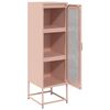 vidaXL Highboard Rosa 36x39x123 cm Kaldvalset st&aring;l