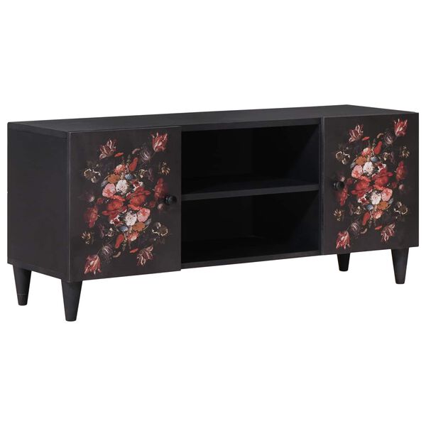 vidaXL Oppbevaringsskap Flerfarget 105 x 33,5 x 46 cm Massiv mango tre