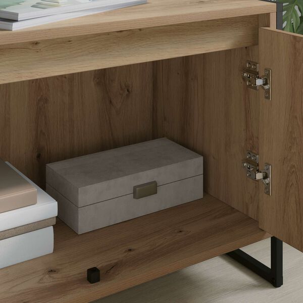 vidaXL TV-skap Kunstnerisk Eik 140 x 36 x 49.5 cm Konstruert tre