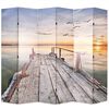 vidaXL Sammenleggbar romdeler 228x170 cm innsj&oslash;