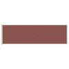 vidaXL Uttrekkbar sidemarkise 180x600 cm brun