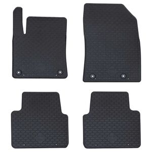 vidaXL Bilmatte 4 pcs Svart Passer for CITROEN C3 AIRCROSS 2017- Gummi