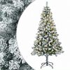 vidaXL Kunstig sammensatt juletre 120 cm 150 LED-lys Varmhvit