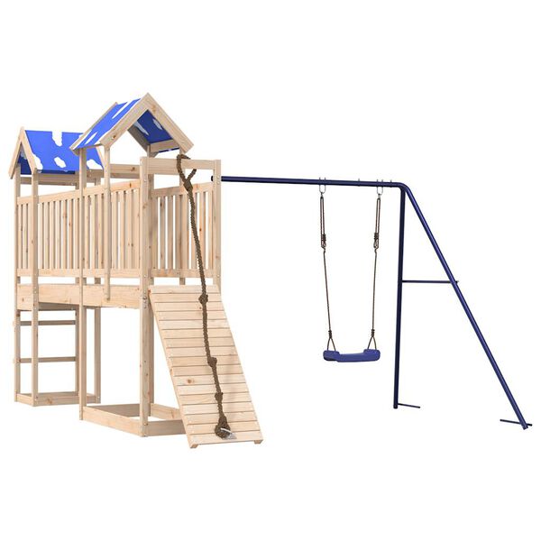 vidaXL Utend&oslash;rs lekesett heltre furu