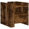 vidaXL Nattbord r&oslash;kt eik 45x50x50 cm konstruert tre