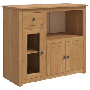 VidaXL Mikrob&oslash;lgeovn Sideboard PANAMA Honningvoks 99.5 x 44 x 86.5 cm
