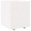 vidaXL Plantekasse hvit 60x60x72,5 cm heltre furu