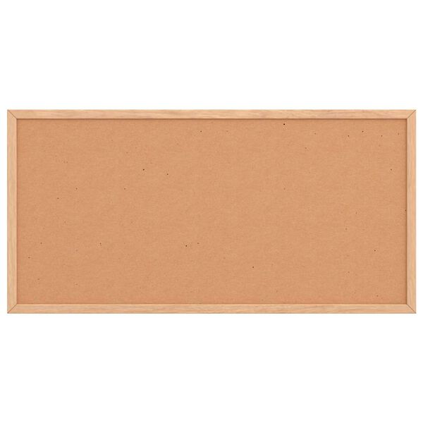 vidaXL Korktavle med ramme i heltre furu 60x30 cm