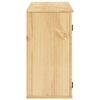 vidaXL Kabinett med hylle med dør Honning 60 x 32 x 40 cm Massiv furu