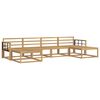 vidaXL Utend&oslash;rs sofa-sett 6 pcs Hvit Solid akasietre