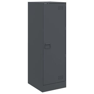 vidaXL Skjenk antrasitt 34,5x39x107 cm st&aring;l