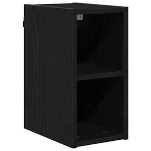 vidaXL Hengende skap Svart Eik 20 x 29,5 x 40 cm Konstruert tre