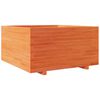 vidaXL Plantekasse voksbrun 90x90x49,5 cm heltre furu