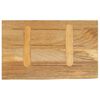 vidaXL Bordplate med naturlig kant 60x20x2,5 cm heltre mango