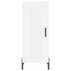 vidaXL Highboard hvit 34,5x34x180 cm konstruert tre