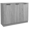 vidaXL Skjenk gr&aring; sonoma 90,5x30x70 cm konstruert tre