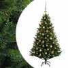 vidaXL Kunstig juletre med kuler 120 cm 150 LED-lys Varmhvit