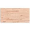 vidaXL Benkeplate til bad 100x50x1,5 cm heltre b&oslash;ketre