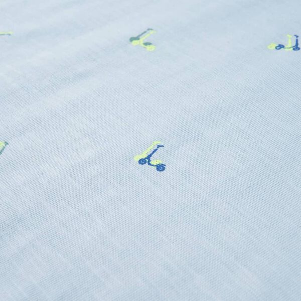 T-skjorte for barn blå 140