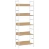vidaXL Bokhylle 5 lag eik 60x27,6x158,5 cm konstruert tre