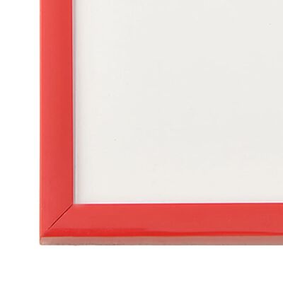 vidaXL Fotorammekollasje for vegg eller bord 5 stk rød 40x40 cm MDF