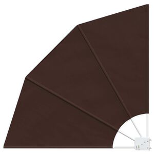 vidaXL Balkong privat skjerm 210 x 210 cm Polyester Brun