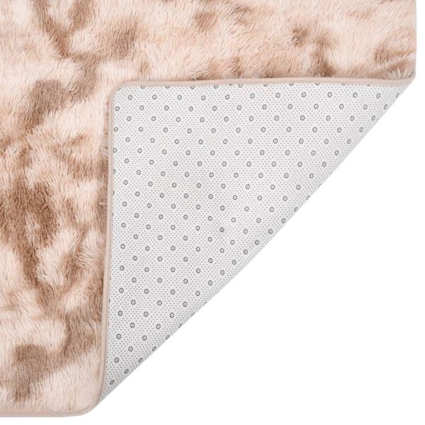 vidaXL Flossteppe kremhvit 270x180 cm