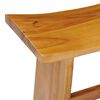 vidaXL Krakk heltre teak