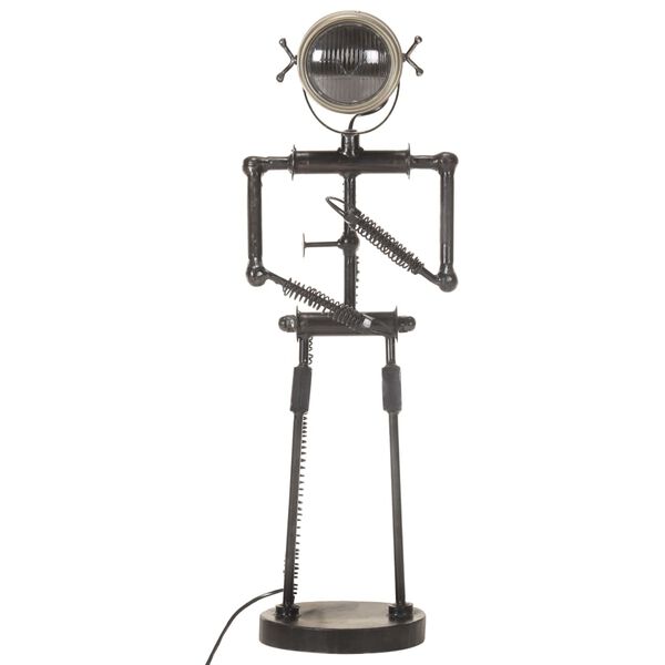 vidaXL St&aring;ende lampe med motorsykkel-frontlys dukkeform E27