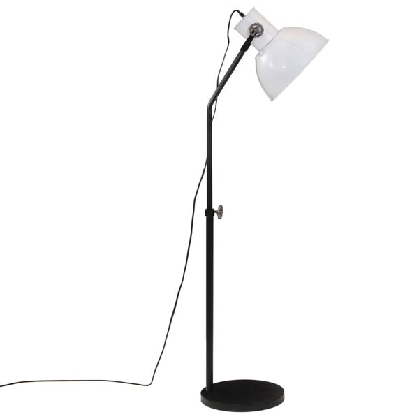 vidaXL Gulvlampe 25 W hvit 30x30x90-150 cm E27