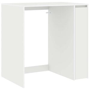 vidaXL Vaskemaskin skap med d&oslash;r Hvit 87 x 60 x 89 cm Konstruert tre