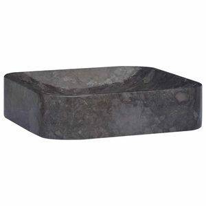 vidaXL Vask 40x40x10 cm marmor svart