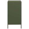 vidaXL Skjenk olivengr&oslash;nn 35x39x73,5 cm kaldvalset st&aring;l