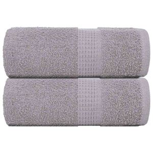 vidaXL Vaskeh&aring;ndkl&aelig;r FROGN 2 stk gr&aring; 30x30 cm 360 gsm