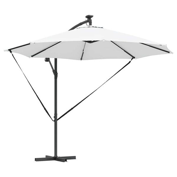 vidaXL Kantilever bananparasol sand 294 x 294 x 248 cm