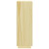 vidaXL Bokhylle/romdeler 40x35x103 cm heltre furu