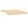 vidaXL Manuell utskiftbar markise Gul 3 x 2,5 m