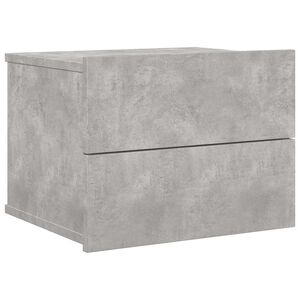 vidaXL Nattbord betonggr&aring; 40x30x30 cm konstruert tre